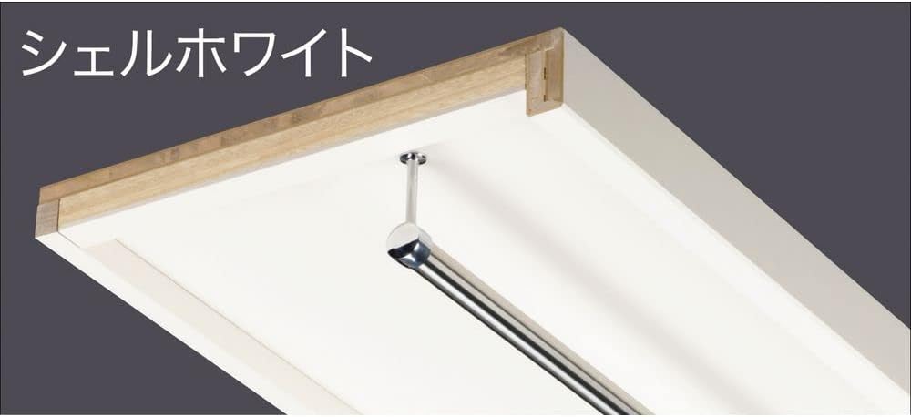 Sumitsu JTCPVM-375S3HP-LW-A Precut Pillow Shelf Set, V-Series, With Pipe, 3 Scale, Shell White