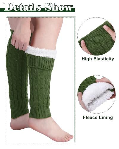 Image of Shihanee Fleece Leg Warmers Women