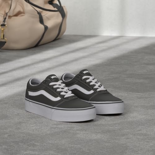 Vans Damen Ward Platform Sneaker Ward Platform Trainers, (CANVAS) BLACK/WHITE, 41 EU – Ansicht 2