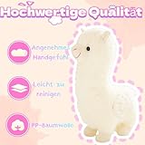 Zoom IMG-2 cuemoon stand alpaca peluche bianco Zoom IMG-2 cuemoon stand alpaca peluche bianco