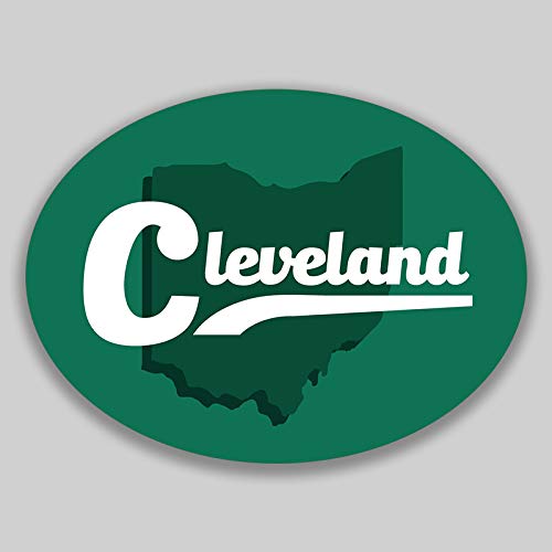 JMM Industries Cleveland Ohio Vinyl Decal 2-Pack 4.5