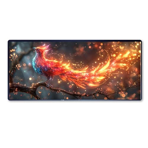 Tapis de souris XXL antidérapant Canard Mandarin pour résoudre le manque de place