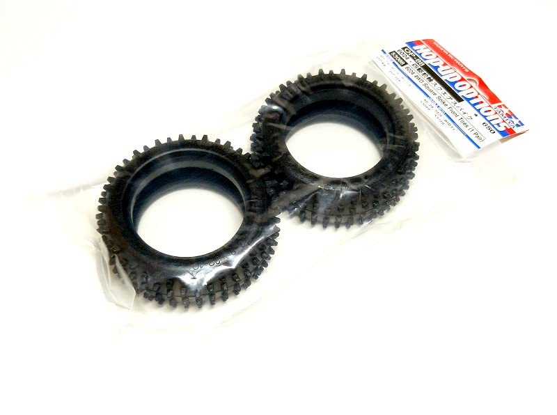 Pneus Tamiya 53088 4WD Square Spike avant pour modélisme RC