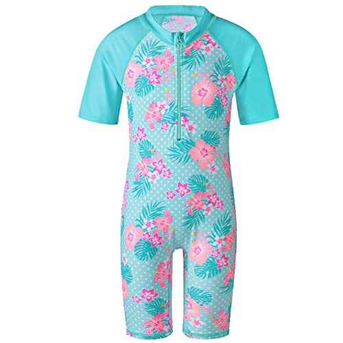 HUAANIUE Enfant Maillot de Bain Une Pièce Unisexe Anti-UV Combinaison Fille Garçon Ananas Eté Vacances à la mer 2-11 Ans