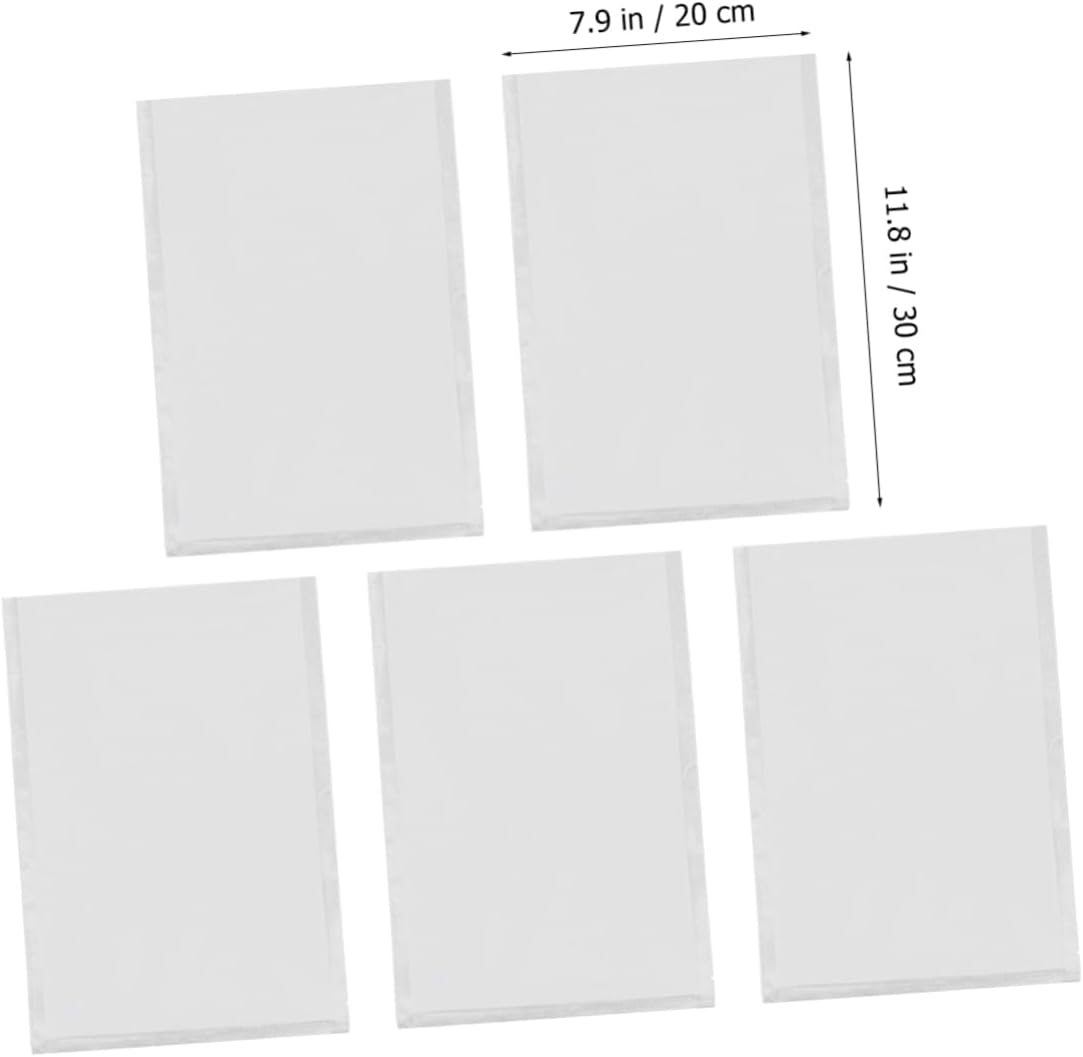 OUNONA 100pcs Vacuum Sealer Bags for Food Storage for Snacks Dry Fruits and Candy Compatible Commercial Vacuum Machines