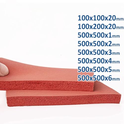 Tapis pour presser en mousse de silicone souple contre les défauts de plastification