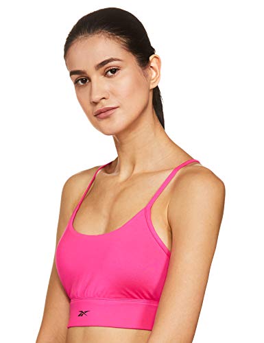 Reebok Women's Polyester Lightly Padded Wire Free Training Bra