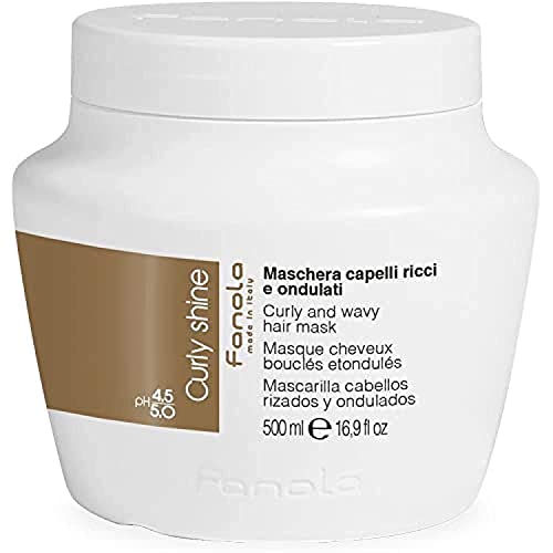 Fanola Curly Shine Curly and Wavy Hair Mask, 16.9 Ounce