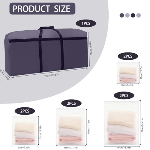 Bolsas de mudanza Oxford 600D impermeables con asas reforzadas y gran capacidad de carga 3