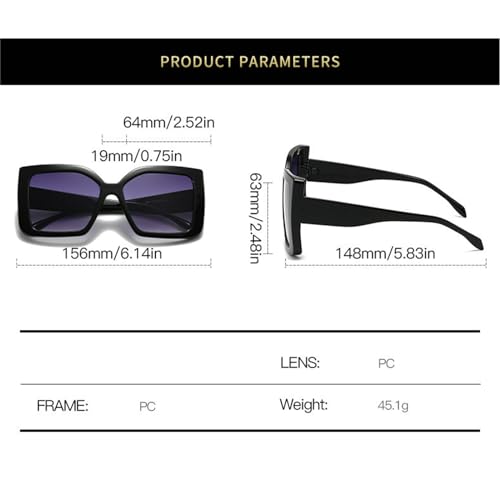 helena fashion Oversized Square Cat Eye Sunglasses For Women Luxury Big Wide Frame Men Sun Glasses Femle Shades S653