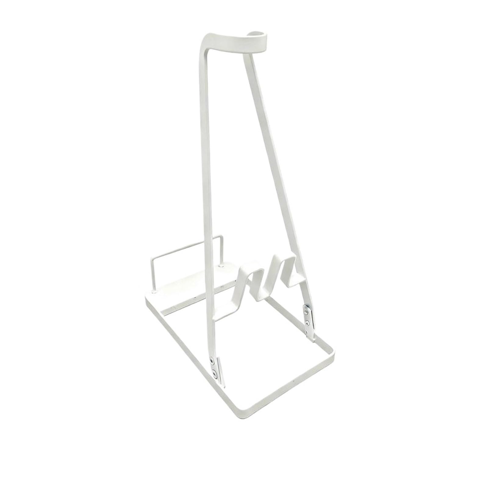 Staubsauger Aufbewahrungsregal Aufbewahrungsständer for Staubsaugerzubehör, robuster Organizer, kabelloser Staubsaugerständer for Zuhause, Küche, Schlafzimmer, Wohnzimmer(White)