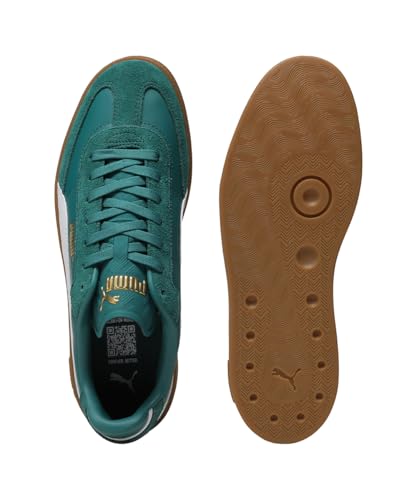 PUMA Puma Unisex Club Ii Era Suede Persian Blue-dese Shoes, Emerald Ice Puma White, 10 US