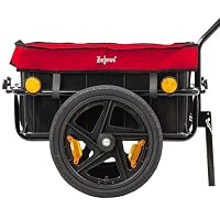 Zelsius Fahrradanhänger Transport | 68 Liter | Transportwagen, Fahrradwagen, Handwagen | Anhänger für Fahrrad, Lastenanhänger mit Kunststoffwanne | Transportanhänger, Transportbox – Ansicht 4