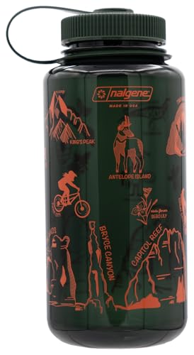 Image of Nalgene 32 oz Wide Mouth Water Bottle | BPA-Free, Durable & Leak Proof,