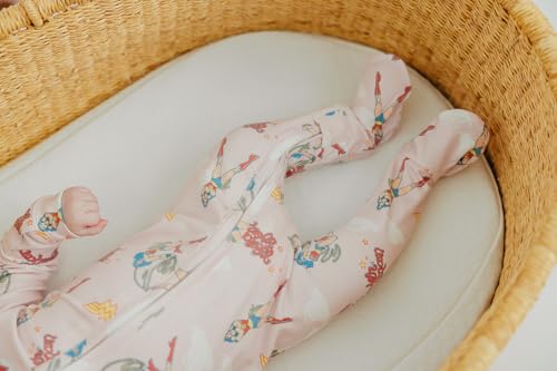 Image of Copper Pearl Baby Zip-Up Footie Pajamas - Soft Stretchy Sleep and Play Footies for Boys and Girls