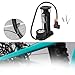 Fancyes Bike Foot Pump, Bike Tire Pump, Universal Accurate Bicycle Pump Inflator, Pump with Gauge
