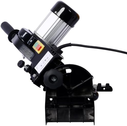 Professional Chainsaw Sharpener - Multi-Angle Adjustable 120-Volt Bench Grinder, Universal Chain Compatibility, Precision Sharpening, for All Chainsaw Chains (Black)