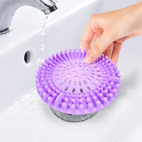 Colador de silicona para desagüe de fregadero y ducha
