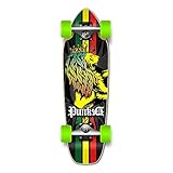 Yocaher New Graphic Rasta Complete Longboard- Mini Cruiser- Banana Cruiser 27' X 8', Rasta
