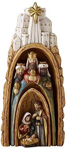 Christian Brands Three-Piece Nesting Bethlehem Nativity Set