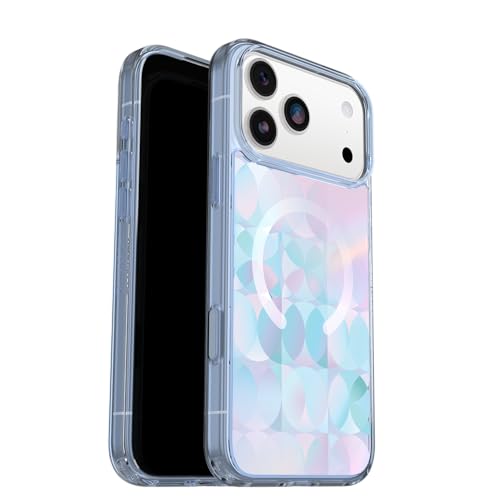 Image of OtterBox iPhone 17 Pro Max Symmetry Series Clear Case - Opal Prism - Blue