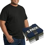 XWC 5 Pack Men's Big and Tall T-Shirts Mesh Quick Dry Workout Shirts Loose Fit Athletic Tees (US, Alpha, 5X-Large, Big, Tall, 5 Pack - Black, White, Dark Grey, Royal Blue, Olive Green)