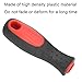 GLOGLOW File and Tool Handle, Universal Handle Steel Rasp Handle Horseshoe File Ergonomic Plastic File Non‑Slip Handle Large Double ColorFile Handles