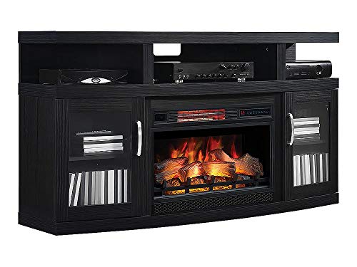 Cantilever Infrared Electric Fireplace Media Cabinet - 26Mm5508-Nb04 #TOP23