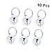 BESPORTBLE 10pcs Bells Accessories for Cats and Dogs Metal Safety Quick Release Buckle Comfortable Daily Wear Easy to Locate Pets