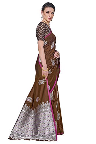 Image of Glory Sarees Women's Banarasi Silk Saree with Blouse Piece (GS Kara143 Parent)