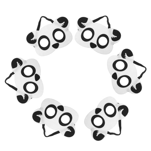 Máscaras reutilizables de panda: evita disfraces frágiles en los eventos infantiles