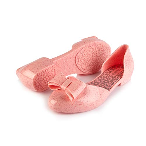 Ballerines Coloko Blossom rose pastel en pointure 38 avec découpe ouverte