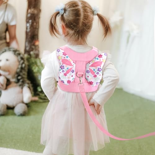 image for Accmor Toddler Harness Leash, Cute Butterfly Kids Leash + Anti Lost Wr