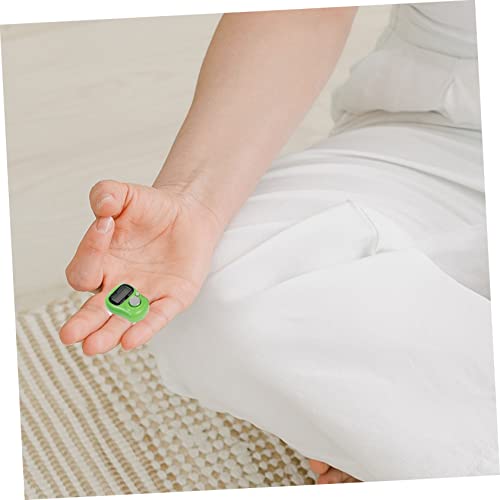 NUOBESTY 5 Pçs Contador De Dedo Contas De Oração Cronômetro Fidgit Anel Muçulmano Contadores De Dedo