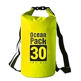 RASTKY Bolsa Seca Mochila Bolso de Hombro Impermeable Bolsa de Camping para Natación Alta Resistencia Al Agua PVC 20L (#1)