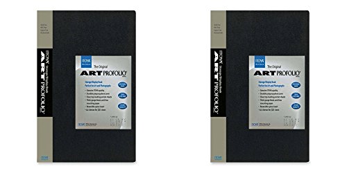 Itoya The Original Art Profolio 9x12-Inch Art Size Storage/Display Book Bundle (2 x 24 Sheets) (2 Items)