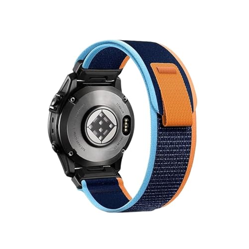 Bracelet nylon Garmin Fenix 8 47mm 22mm montre Fenix 7 6 Pro de remplacement textile