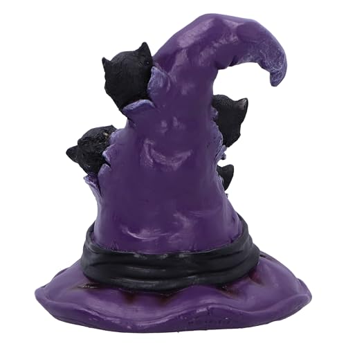 Nemesis Now Magical Mischief 14cm, Resin, Black, Cat Figure, Black Cat Ornament, Collectable Cat Giftware - Image 4