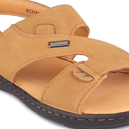 Image of Red Chief Genuine Leather Formal Slip-On Sandal for Men| RC3789