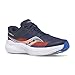 Saucony Kinvara 14 Lace to Toe Flexible, Navy/Red, 5 Wide US Unisex Big_Kid