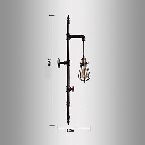 Miniatura 3 de Lámpara de pared industrial americana E27