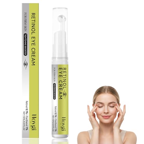 Crema reafirmante antiarrugas Retinol Shot 15 ml, suero natural Retinol Shot, potenciador reafirmante RetinolShot, cuidado hidratante para el contorno de ojos, para bolsas, líneas de expresión,ojeras