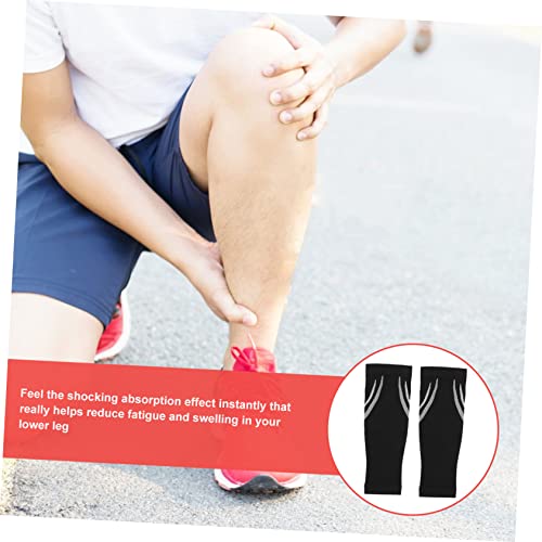 NOLITOY 4 Pares De Mangas De Compressão Para Panturrilha Manga De Meia De Futebol Manga De Compressã