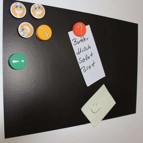 easydruck24de Magstick DIN A3 lámina ferrosa autoadhesiva I Lámina ferrosa cruda sin recubrimiento, diy I Base adhesiva flexible para imanes I mag005