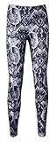 Steel Armor Panels Metallic Body Armor All Over Print Leggings (L/XL)