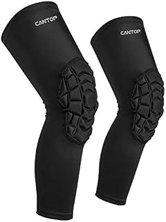 Cantop Knee Pads Padded Compression Pro Sleeves Support for Youth and Adult Knee