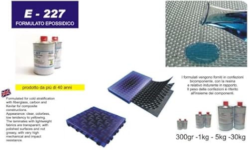 PROCHIMA E 227 Resina Epossidica da Stratificazione, A+B, 1 kg - 4