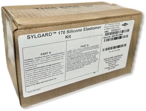 Dow Sylgard 170 Silicone Elastomer Encapsulant Kit, Two-Part 1:1, Black, 2 lbs. (0.9 Kg)