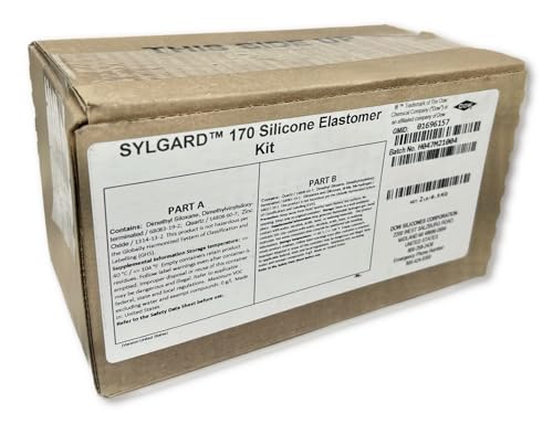 Dow Sylgard 170 Silicone Elastomer Encapsulant Kit, Two-Part 1:1, Black, 2 lbs. (0.9 Kg)