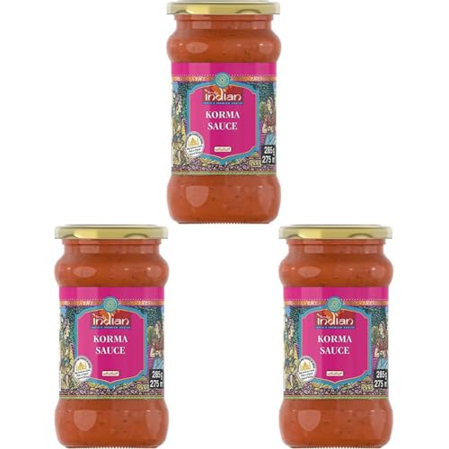 Truly Indian Salsa preparada para el korma, 285 gr (Paquete de 3)